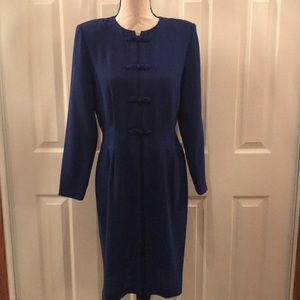 Debra Michaels Petite Blue Dress
